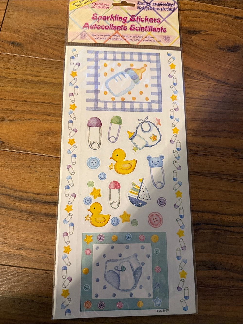 Y2K scrapbooking Baby & Kids Sticker Lot - Assorted Pastel and Bright Colors - Picture 13 of 16